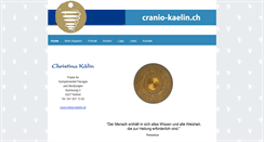 Desktop Screenshot of cranio-kaelin.ch